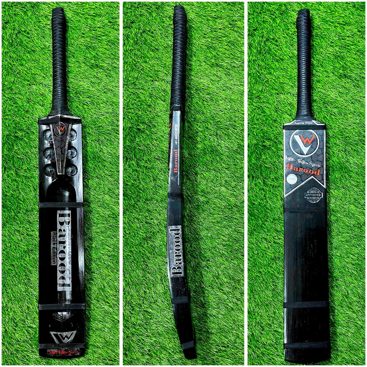 Black Barood - Diamond Cut | Soft Tennis | Single Blade