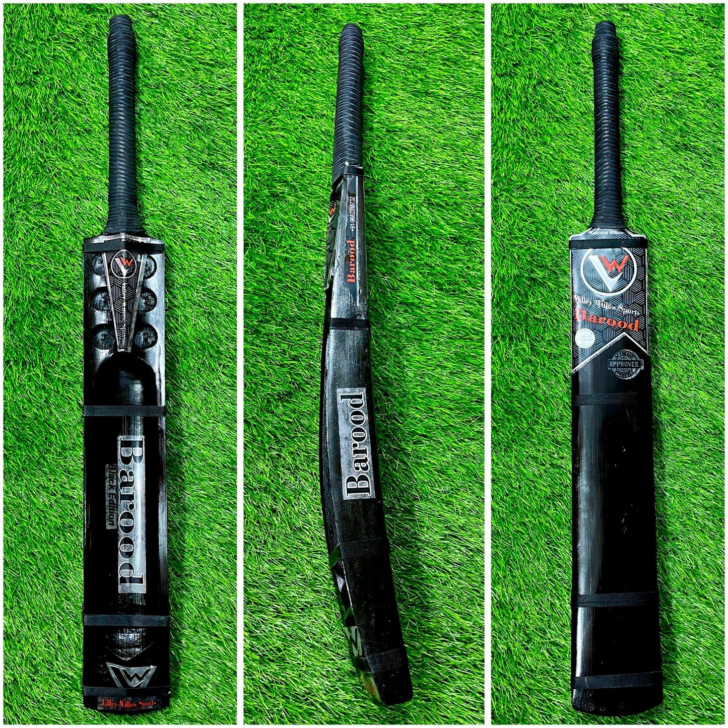 Black Barood - Diamond Cut | Hard Tennis | Double Blade